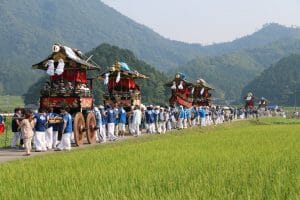 波々伯部神社祇園祭の写真