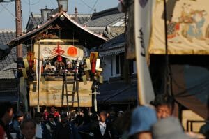丹波篠山城下町 春日神社秋祭りの写真