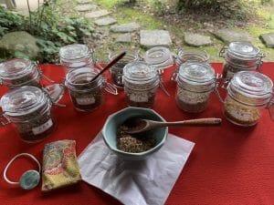 香りづくり体験！青山歴史村の写真