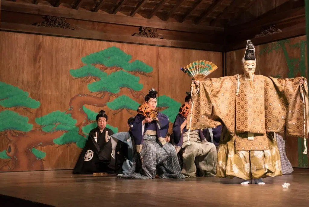 Noh play “Okina” dedication at Kasuga Shrine(Kurooka) ※The January 1, 2024 performance has been cancelled due to construction of the Noh stage.